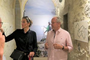 Fabienne Verdier et Bruno Ely, Directeur du Musée Granet 