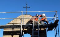 De lundi 13 à vendredi 17 novembre 2017, chantiers au Prieuré, les vitraux de la chapelle