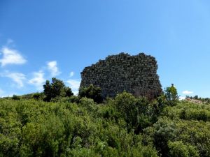 Face nord du mur du XI siècle.