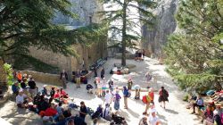 samedi 28 avril 2018, l'inauguration du cloître du Prieuré