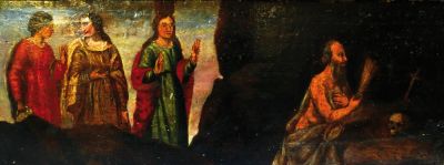 Les trois saintes, retable peint en 1655, église de Pertuis