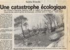Septembre 1989, 'Sainte-Victoire, une catastrophe écologique'