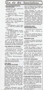 Le courrier d'Aix, 20 octobre 2006, 'Journée du patrimoine réussie à Sainte-Victoire'