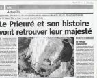 La Marseillaise, 21 décembre 2007,'Le Prieuré et son histoire vont retrouver leur majesté'