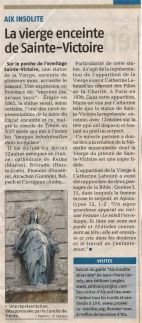 2009, date incertaine, 'La Vierge enceinte de Sainte-Victoire'