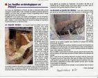 Bulletin de l'ASV, novembre 2009, 'Les Fouilles archéologiques au prieuré'