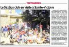La Provence, 6 mai 2014, Le Sextius Club au Prieuré
