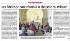 La Provence, 12 octobre 2014, messe de rentrée