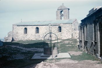 La chapelle et l'esplanade en 1960