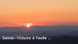 Sainte-Victoire à l'aube, instants d'é(terni)té ...