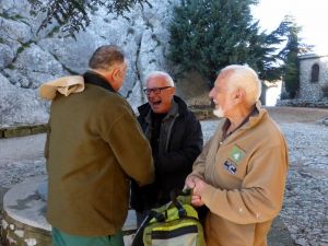 Henri, Marc L. et Marc R. sont heureux de se retrouver.