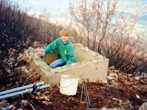 Cathy en 1990 était la benjamine des bénévoles               