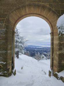 Vue depuis le porche