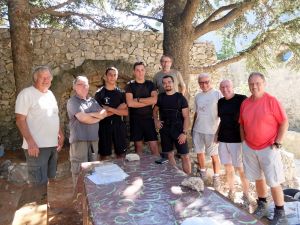 Marc D., Alain G., Islem, Christophe, Cédric, Laurent, Marc L., Alain H. et Yves     