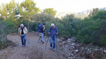 le 29 octobre, état du chemin avant le passage du rouleau 