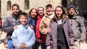 Louis-Marie, Léopold, Sabine, Augustin, Marc, Agnès et Yves