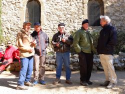 Marc Roussel et un ami, Régis , Jean-Pierre et Francis