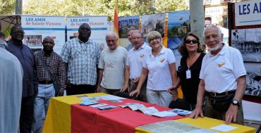 Les père Oblats, Marc L., Bruno, Jean-Jacques, Flo, Geneviève, Marc R