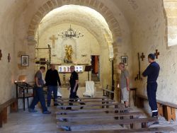 Visite technique dans la chapelle