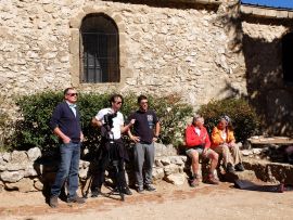 M. Rouxel, Laury Skander, son assistant, Bernard et Audrey