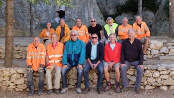 1°rang : Jacques, Jean-Paul E., Francis, M. Rouxel, Bernard, Marc D. 2° rang : Audrey, Yves, Laurent, Jacques de Welle, Jean-Jacques, Alain et Daniel