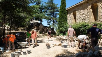 Supervisé par Marc Dufleid et Jean-Jacques Bernard-Bret, le chantier nécessite beaucoup de bénévoles