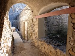 Le cloître complètement dégagé