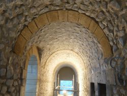 Vue partielle de l'intérieur du cloître