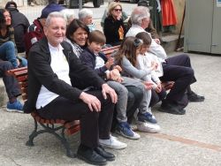 Jean-Paul, Elisabeth avec Oscar et Charlotte