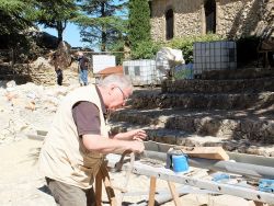 Alain  au travail  