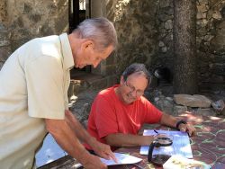 Jean-Paul E. et Yves en plein travail