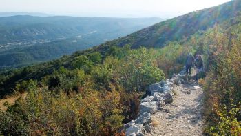 Sauveur et Alain T., près de l'arrivée.