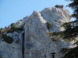  La descente côté est 