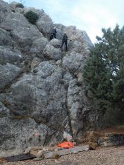 Descente du deuxième morceau 