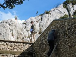 ...et depuis le toit du cloître