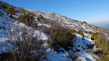 Les crêtes à l’ouest du Prieuré…