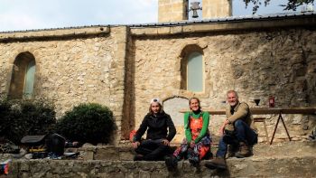 Petite pause avec Martin et Philippe, avant d’attaquer le deuxième diptyque