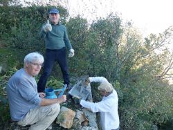 Le mur de soutènement se dégrade