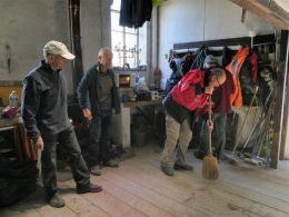 Roland, Christian et Daniel dans le logis