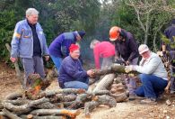 Jeudi 18 février 2016 : coupe de bois sur la piste des Venturiers