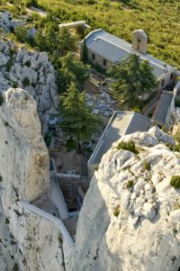 La brèche pendant les travaux de 2008, photo G.Flayols