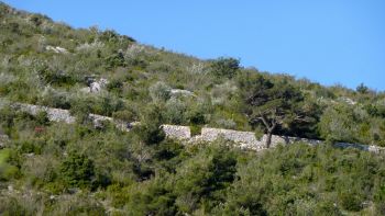 Vue depuis la côte 710, sur le sentier des Venturiers