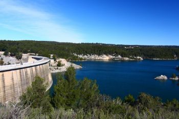 L'amont du barrage