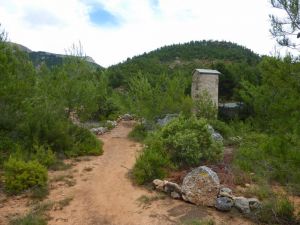 Les virages de la route qui mène à Saint Antonin ne sont pas loin.