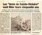 La Provence, avril 2005, l'association fête ses 50 ans