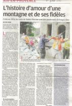 La Provence, 30 juillet 2010, présentation du Prieuré et des grands travaux