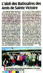 La Provence, mars 2013, l'aïoli