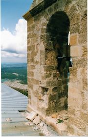 1992, dégâts de la foudre sur le clocher... 