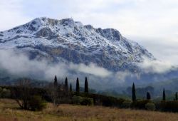 Neige en Sainte-Victoire 